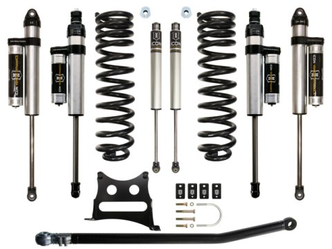 ICON 05-16 Ford F-250/F-350 2.5in Stage 4 Suspension System (1x ico37705P, 1x ico64035, 1x ico65000, 1x ico67700P, 2x ico36511, 1x ico62510)