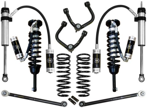 ICON 2010+ Toyota FJ/4Runner 0-3.5in Stage 5 Suspension System w/Tubular Uca (1x ico52700, 1x ico54000T, 1x ico58451DJ, 1x ico57810P, 1x ico58747)