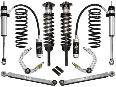ICON 03-09 Toyota 4Runner/FJ 0-3.5in Stage 4 Suspension System w/Billet Uca (1x ico52700, 1x ico54000, 1x ico58551DJ, 1x ico57810P, 1x ico58645)