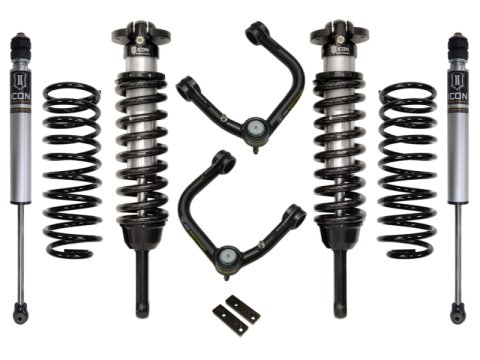 ICON 03-09 Toyota 4Runner/FJ 0-3.5in Stage 2 Suspension System w/Tubular Uca (1x ico52700, 1x ico58451DJ, 1x ico58645, 2x ico56505)