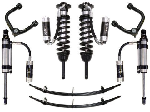 ICON 05-15 Toyota Tacoma 0-3.5in/2016+ Toyota Tacoma 0-2.75in Stg 7 Suspension System w/Tubular Uca (Bundled Kit)
