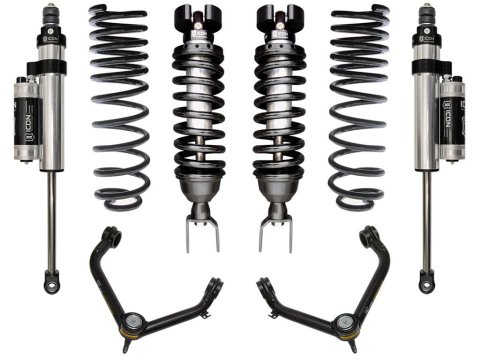 ICON 2019+ Ram 1500 2/4WD .75-2.5in Stage 5 Suspension System w/Tubular Uca (1x ico212150, 1x ico218550DJ, 1x ico217716CP, 1x ico211000)