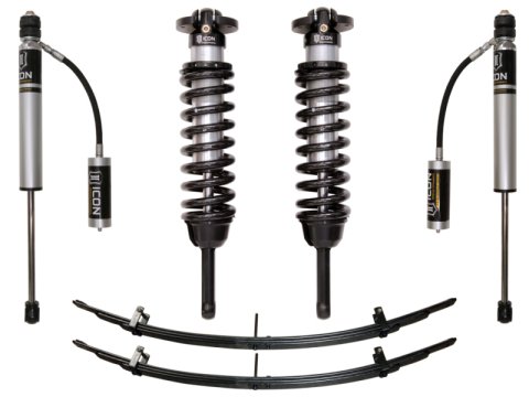ICON 05-15 Toyota Tacoma 0-3.5in / 2016+ Toyota Tacoma 0-2.75in Stage 2 Suspension System (1x ico51100, 1x ico58630, 2x ico56503R)