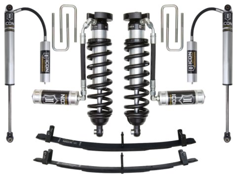 ICON 95.5-04 Toyota Tacoma 0-3in Stage 3 Suspension System (1x ico51100, 2x ico56502R, 1x ico58710)
