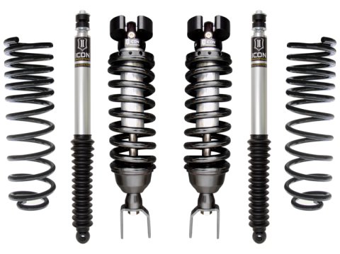 ICON 2019+ Ram 1500 2/4WD .75-2.5in Stage 2 Suspension System (1x ico212150, 2x ico216533, 1x ico211000)