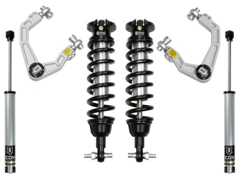 ICON 2019+ Ford Ranger 0-3.5in Stage 2 Suspension System w/Billet Uca (1x ico98520DJ, 1x ico91255, 2x ico96519)