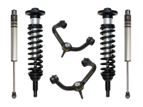 ICON 09-13 Ford F-150 4WD 0-2.63in Stage 2 Suspension System w/Tubular Uca (1x ico98500DJ, 1x ico91700, 2x ico96518)