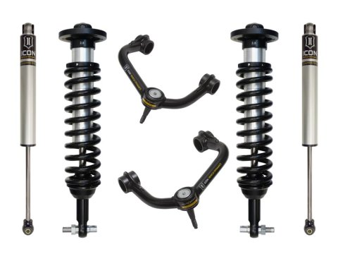 ICON 2014 Ford F-150 2WD 0-2.63in Stage 2 Suspension System w/Tubular Uca (1x ico98500DJ, 1x ico91615, 2x ico96518)