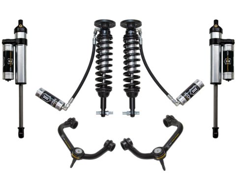 ICON 2014 Ford F-150 2WD 1.75-2.63in Stage 4 Suspension System w/Tubular Uca (1x ico98500DJ, 1x ico97720P, 1x ico91815)