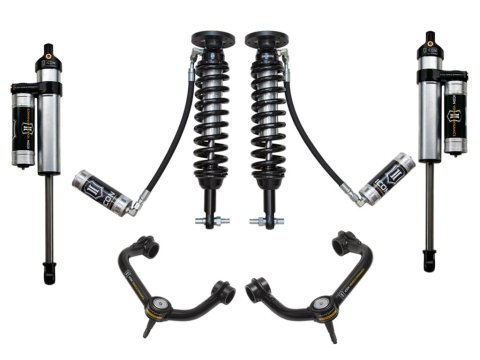 ICON 2014 Ford F-150 4WD 1.75-2.63in Stage 4 Suspension System w/Tubular Uca (1x ico98500DJ, 1x ico97720P, 1x ico91810)
