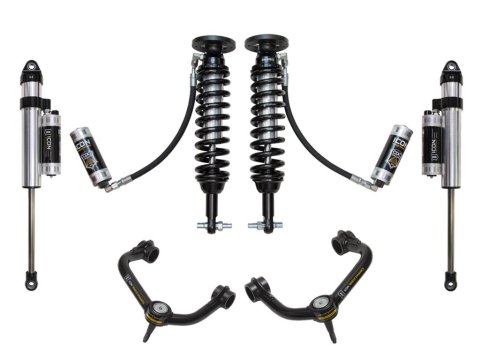 ICON 2014 Ford F-150 2WD 1.75-2.63in Stage 5 Suspension System w/Tubular Uca (1x ico98500DJ, 1x ico97720CP, 1x ico91815C)