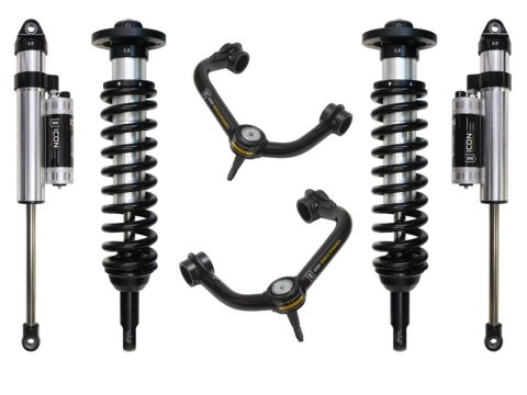 ICON 04-08 Ford F-150 2WD 0-2.63in Stage 4 Suspension System w/Tubular Uca (1x ico97710CP, 1x ico98500DJ, 1x ico91500)