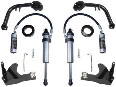 ICON 2010+ Toyota FJ/4Runner S2 Stage 2 Upgrade System (1x ico56102, 1x ico56106, 1x ico59706CP)
