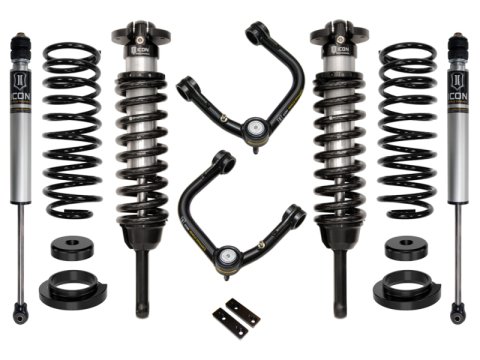 Icon 03-09 GX470 0-3.5in STAGE 2 SUSPENSION SYSTEM W/ TUBULAR UCA (1x ico52700, 1x ico58451DJ, 1x ico58645, 2x ico56505, 1x ico56110)