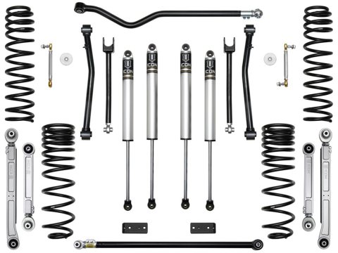 ICON 2020+ Jeep Gladiator 2.5in Stage 5 Suspension System (BILLET) (Bundled Kit)