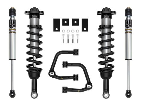 ICON 2022+ Toyota Tundra 2-3.5 Stage 4 Suspension System Tubular (1x ico55154, 2x ico56516, 1x ico58461DJ, 1x ico58670)