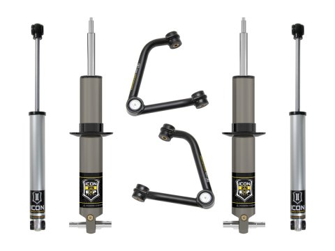 ICON 19-23 GM 1500 2.38-3.75in Stage 2 EXP Suspension System w/ Tubular UCA (1x ico78620DJ, 2x ico76526, 2x ico71607)