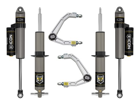 ICON 19-23 GM 1500 2.38-3.75in Stage 3 EXP Suspension System w/ Billet UCA (1x ico78720DJ, 1x ico77703P, 2x ico71607)