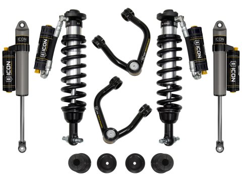 ICON 19-21 Ford Ranger 0-3.5in Stage 5 Suspension System w/ Tubular UCA Alum Knuckle (1x ico191205, 1x ico97730CP, 1x ico98510DJ, 1x ico91355C)