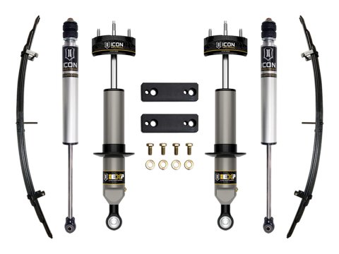 ICON 05-23 Toyota Tacoma 0-2in Stage 2 Exp Suspension System (1x ico51100, 1x ico611030, 2x ico56503, 2x ico58632)