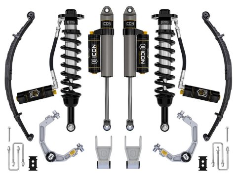 21-23 Ford F150 Tremor 4WD 2.5-3" Stage 4 Suspension Sys Billet UCA / Leaf Pack (Bundled Kit)