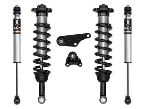 ICON 2024+ Toyota Tacoma 1.25-3in Stage 1 Suspension System (2x ico56518, 1x ico55160, 1x ico58680)