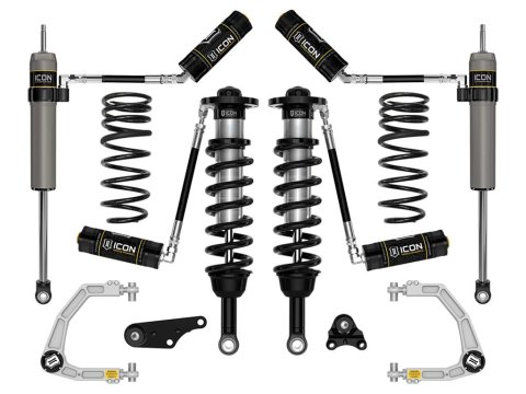 ICON 2024+ Toyota Tacoma 1.25-3in Lift Stage 4 Billet Suspension System w/Triple Rate Springs (Bundled Kit)