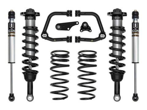 Icon 2024 Toyota Tacoma 1.25-3in Stage 2 Tubular Suspension System w/ Triple Rate Springs (Bundled Kit)