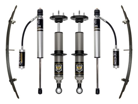 ICON 07-21 Toyota Tundra 0-2.25in Lift Stage 3 EXP Suspension System (1x ico51200, 2x ico56506R, 2x ico58655)