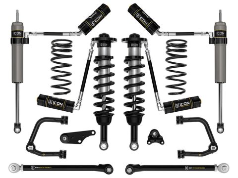 ICON 2024+ Toyota Tacoma 1.25in-3in Stage 7 Suspension System Tubular w/ Triple Rate Spring (Bundled Kit)