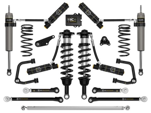 ICON 2024+ Toyota Tacoma 1.25in-3in Stage 13 Suspension System Tubular (Bundled Kit)