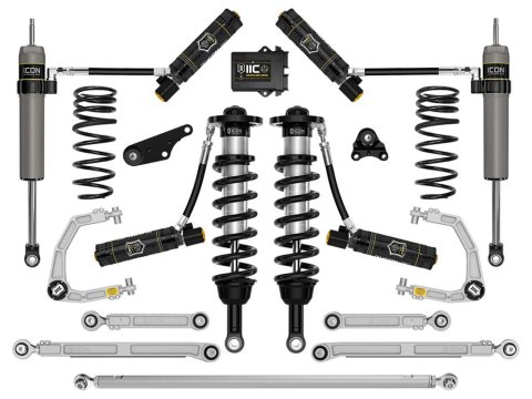 ICON 2024+ Toyota Tacoma 1.25in-3in Stage 13 Suspension System Billet (Bundled Kit)