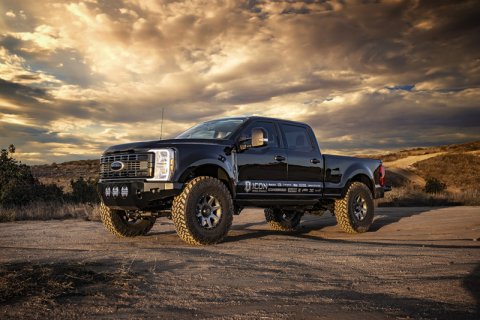 ICON 2023 Ford F-250/F-350 Super Duty 4WD Diesel 4.5in Lift Stage 1 Suspension System (Bundled Kit)