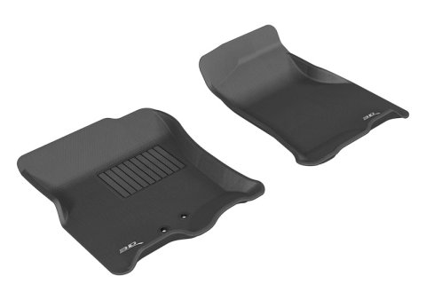 3D MAXpider 11-17 Ford Expedition w/ 2nd Row Center Console Kagu Black Full Set