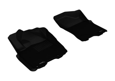 3D MAXpider 09-15 Nissan Titan Crew Cab Kagu Black Full Set (w/OUT STORAGE BOX)