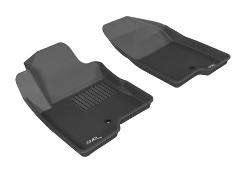 3D MAXpider 07-17 Jeep Compass / Patroit Kagu Black Full Set (1 Post ON PASSENGER SIDE)