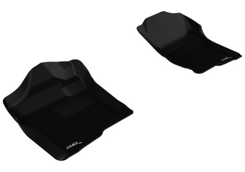 3D MAXpider 07-14 Chevrolet Tahoe w/ Bench 2nd Row Kagu Black Full Set
