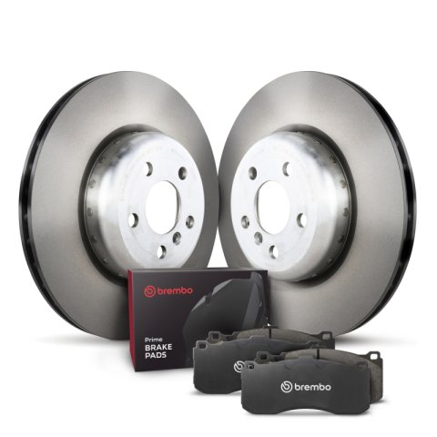 Brembo OE 11-16 BMW 550i/550i xDrive/12-18 640i/13-19 640i Gran Coupe Rear Disc Brake Kit (2x bre09.C404.13, 1x breP06061)