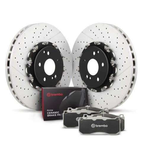 Brembo OE Front Disc Brake Kit (2x bre09.9764.23, 1x breP50127N)