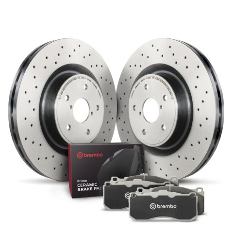 Brembo OE Front Disc Brake Kit (2x bre09.A819.11, 1x breP50098N)