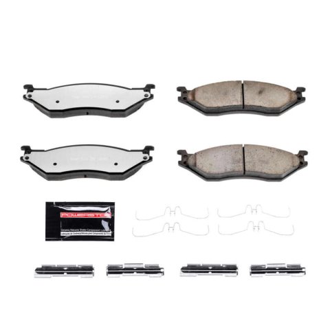 Power Stop 05-16 Ford F-550 Super Duty Front and Rear Z36 Truck & Tow Brake Kit (2x psbZ36-1066, 2x psbAR85113XL, 2x psbAR85113XR, 2x psbPBK043)