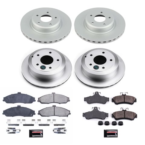 Power Stop 05-06 Pontiac GTO Front & Rear Z17 Evolution Geomet Coated Brake Kit (1x psbCRK1601, 1x psbCRK2912)