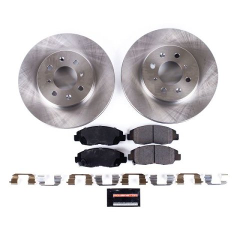 Power Stop 96-00 Honda Civic Coupe Front & Rear Autospecialty Brake Kit (1x psbKOE690, 1x psbKOE15309DK)