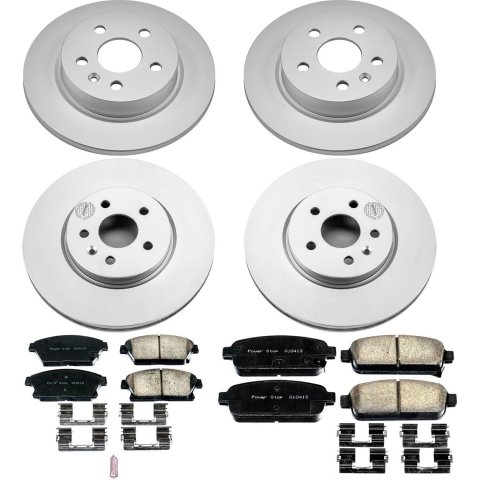 Power Stop 15-16 Chevrolet Trax Front & Rear Z17 Evolution Geomet Coated Brake Kit (1x psbCRK5544, 1x psbCRK6996)