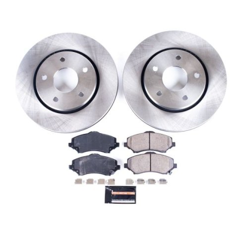 Power Stop 12-16 Chrysler Town & Country Front & Rear Autospecialty Brake Kit (1x psbKOE6544, 1x psbKOE3118)