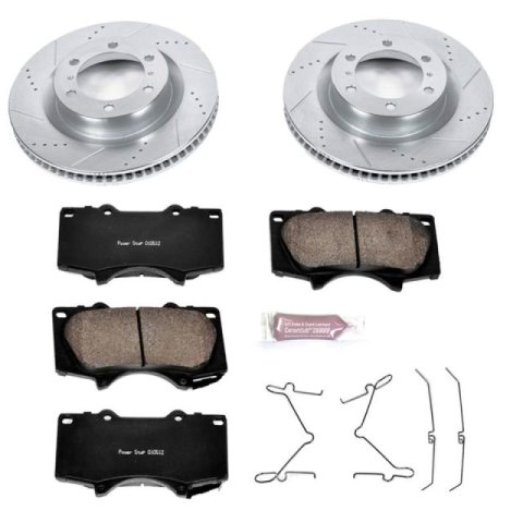 Power Stop 10-19 Lexus GX460 Front & Rear Z23 Evolution Sport Brake Kit (1x psbK5873, 1x psbK5875)