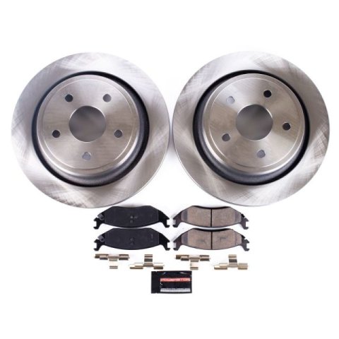 Power Stop 07-09 Chrysler Aspen Front & Rear Autospecialty Brake Kit (1x psbKOE2172, 1x psbKOE2163)