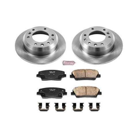 Power Stop 07-08 Hyundai Entourage Front & Rear Autospecialty Brake Kit (1x psbKOE4664, 1x psbKOE5906)
