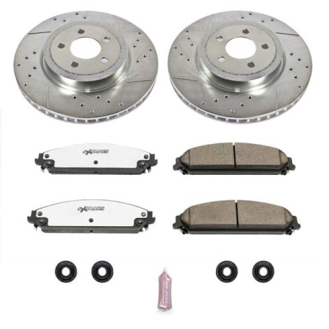 Power Stop 05-18 Chrysler 300 Front & Rear Z26 Street Warrior Brake Kit (1x psbK1720-26, 1x psbK2560-26)