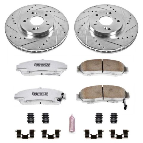 Power Stop 04-08 Acura TL Front & Rear Z26 Street Warrior Brake Kit (1x psbK2292-26, 1x psbK5399-26)